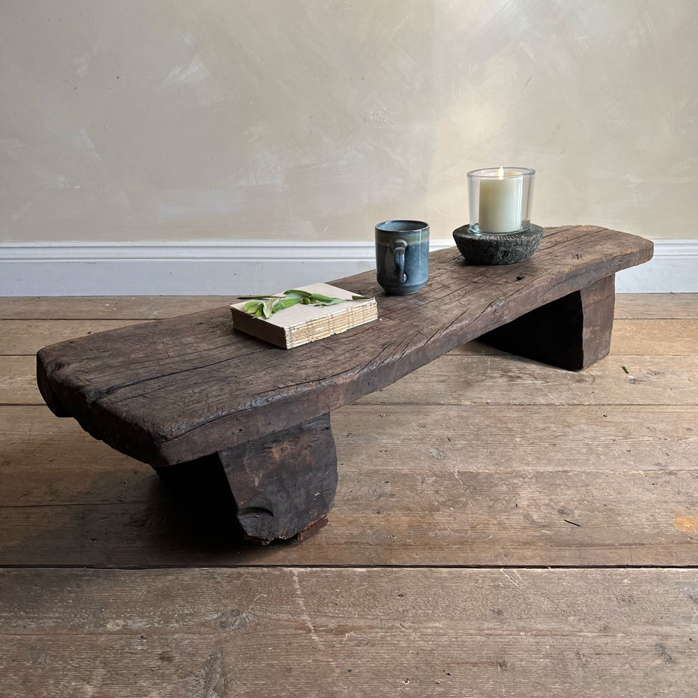 Low antique bench | Maizah