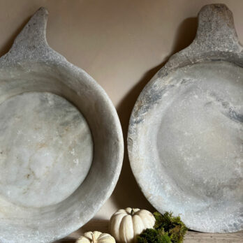 Large marble antique plate