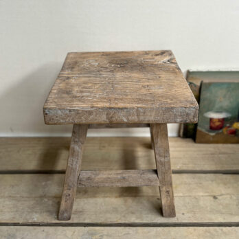 Antique stool side table Marcie