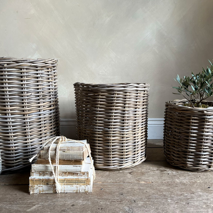 Round basket Otero 40cm