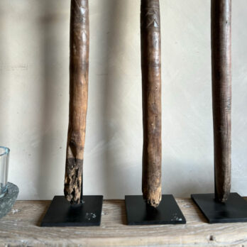 African antique ceremony sticks (set of 3) Neliah
