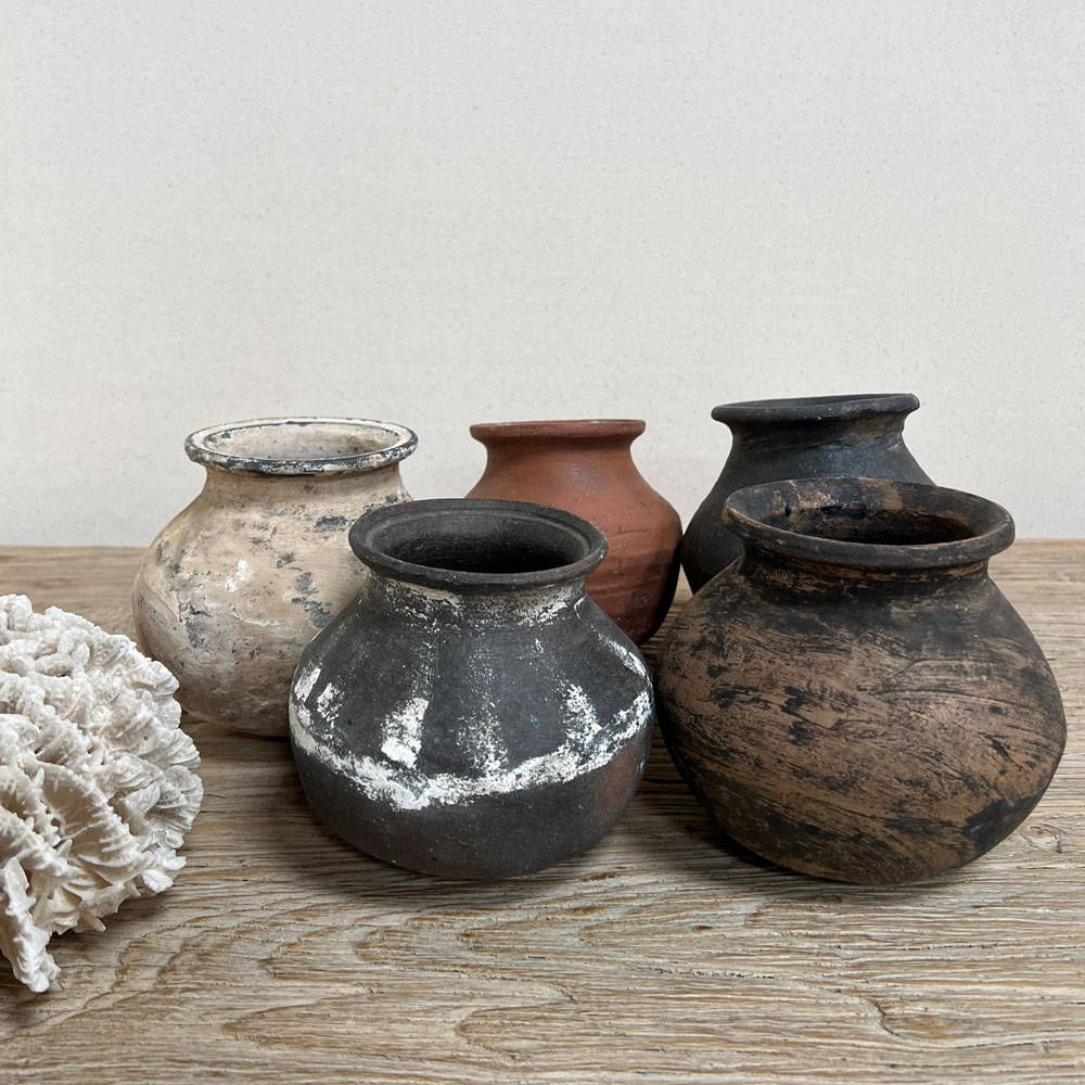 Antique chai pot medium