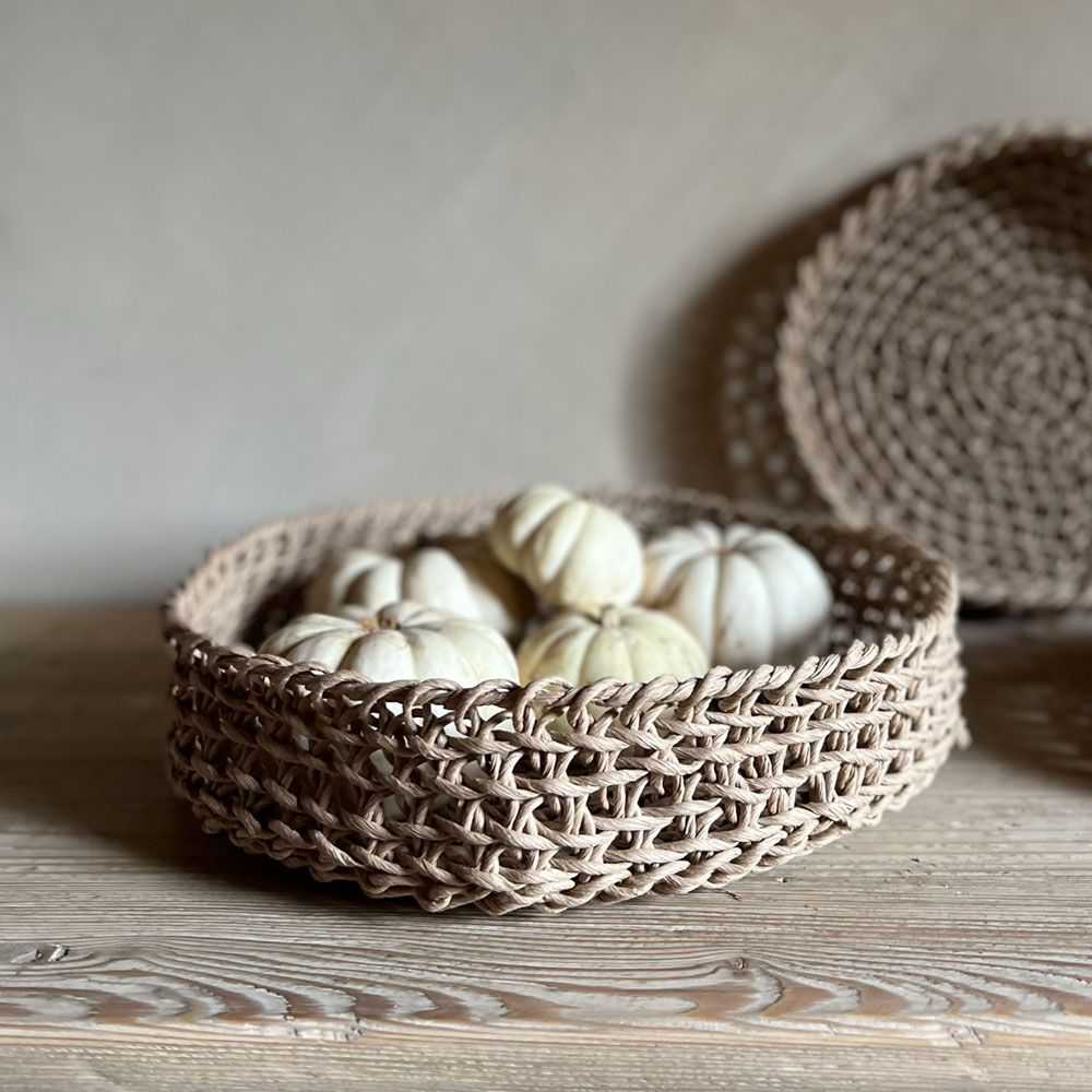 Woven Paper Tray Large