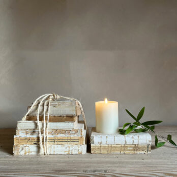 LED wax church candle 10cm