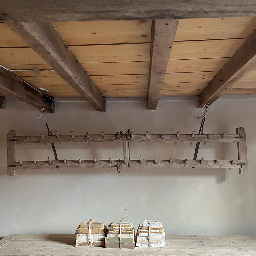 Antique pale timber plough No:4