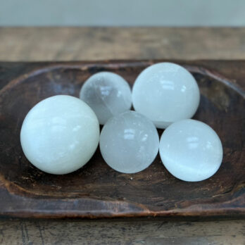 Clear Selenite Sphere Large