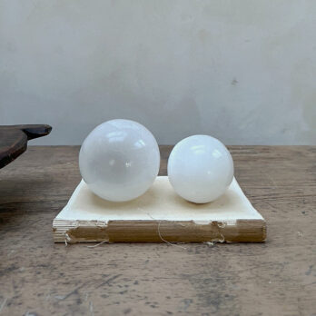Clear Selenite Sphere Large