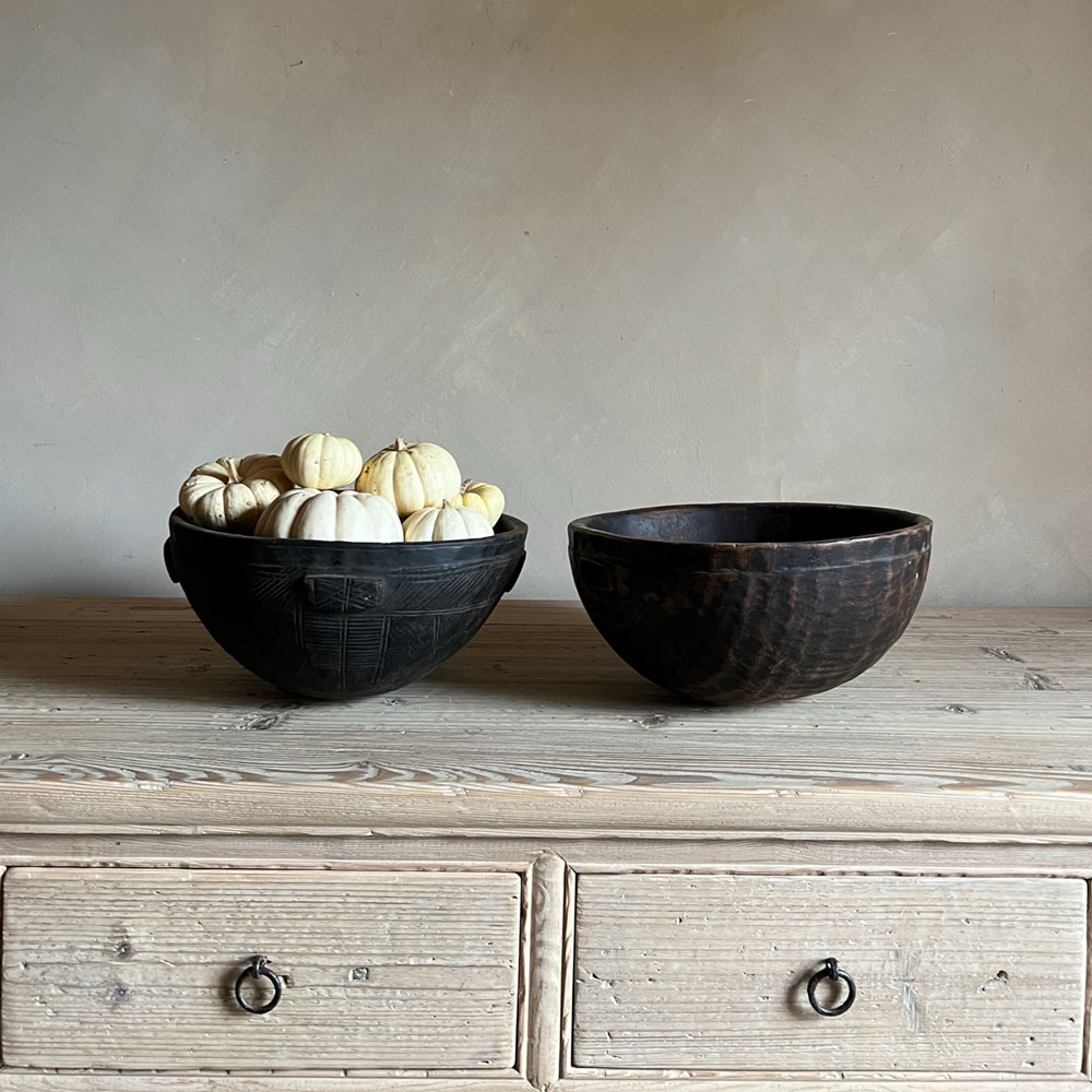 Antique African Round Bowl Medium