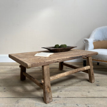 Antique rustic coffee table Sofia