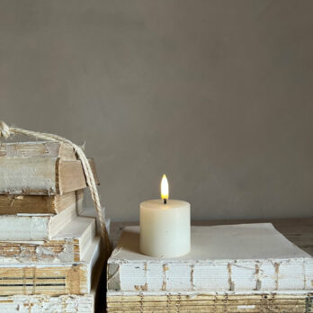 LED wax church candle 5cm