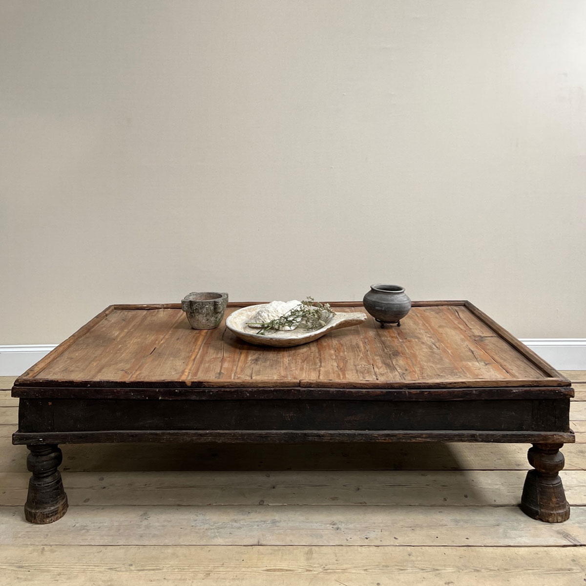 Large Antique Thakat coffee table