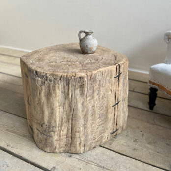 Large tree trunk side table Iris