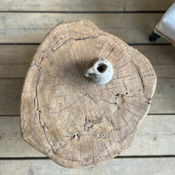 Large tree trunk side table Iris