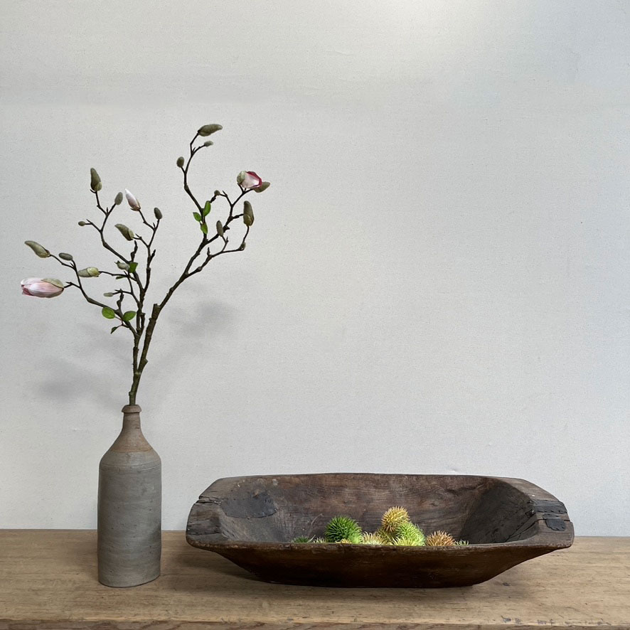 Vintage wooden Dough Bowl No:1