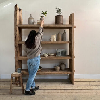 Rustic large salvaged shelf unit | Alpha