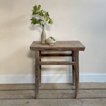 Astrid small elm console table
