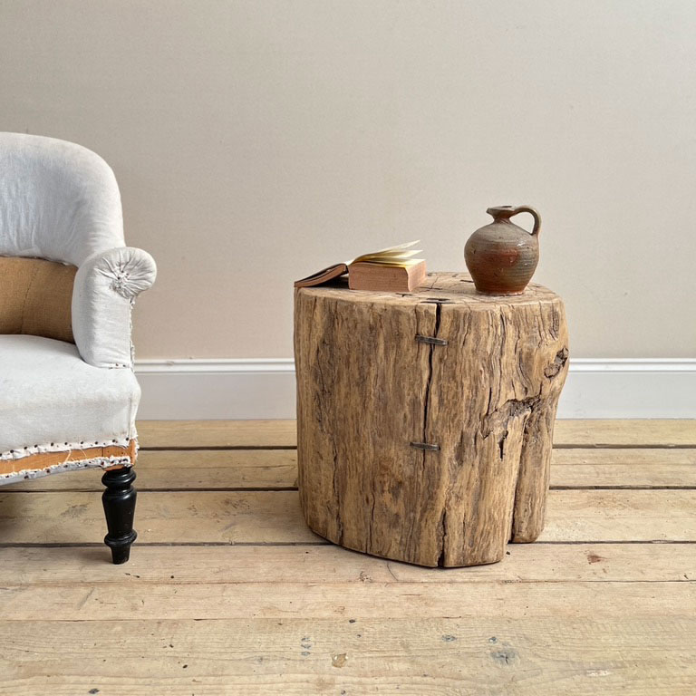 Large tree trunk side table | Brock