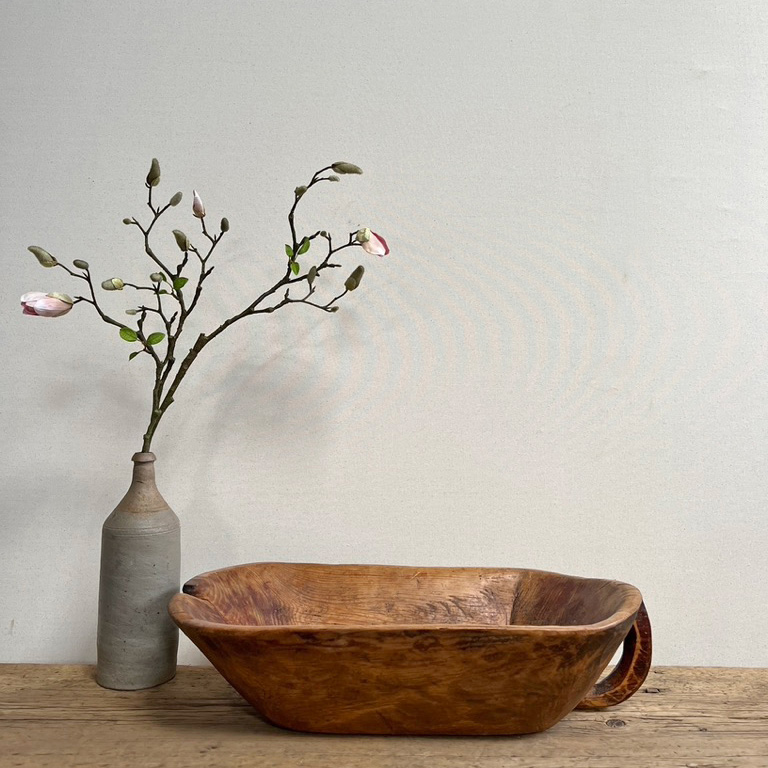 Vintage wooden Dough Bowl No:7