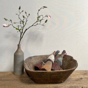 Vintage wooden Dough Bowl No:8