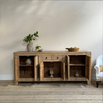 Pale rustic reclaimed cabinet | Beatrice