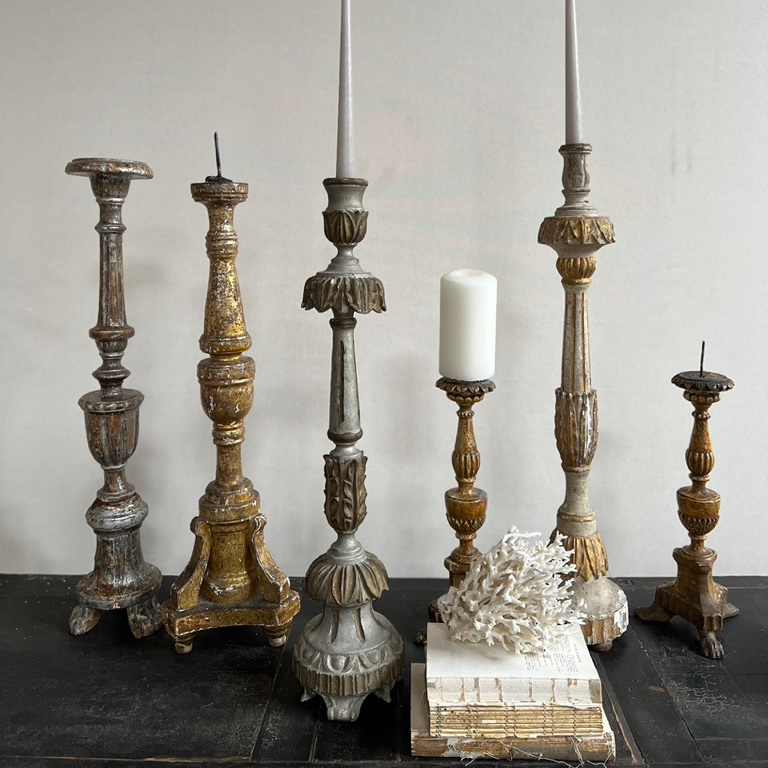 1700’s French pricket altar candlestick C