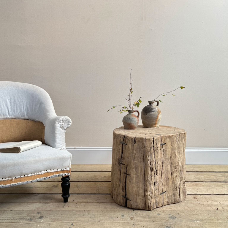 Large tree trunk side table | Cyrus