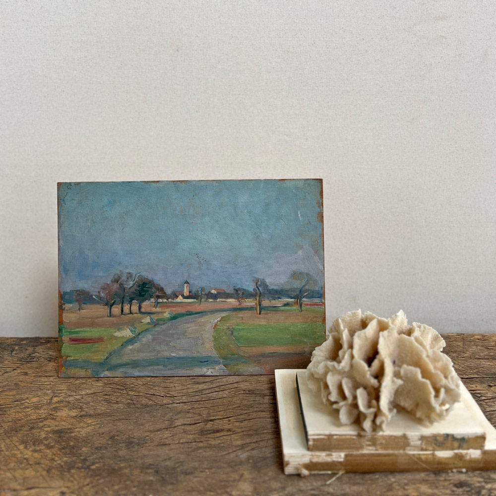 Vintage oil painting | Dordogne
