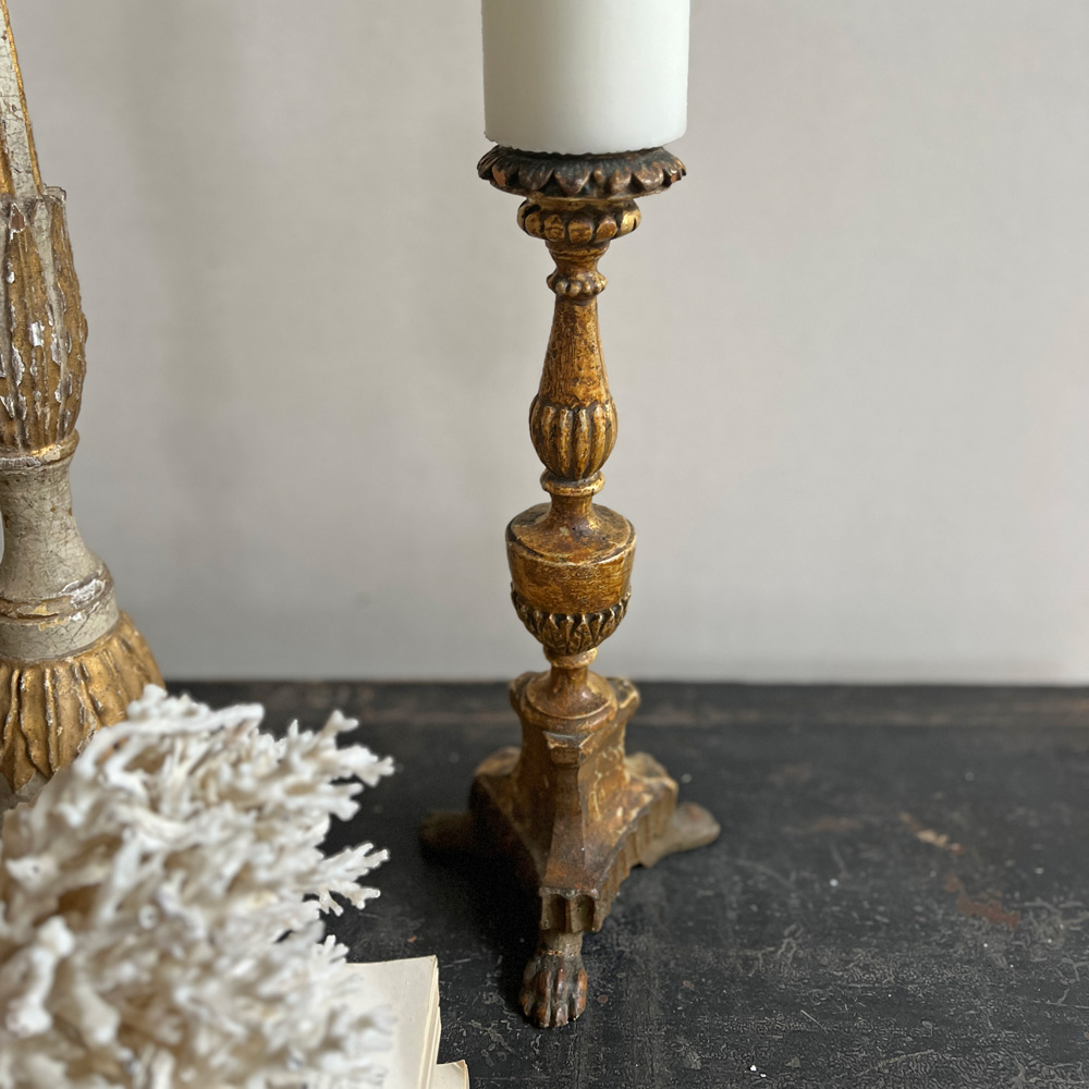 1700's French pricket altar candlestick E