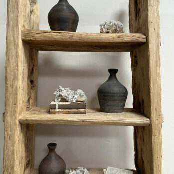 Reclaimed ancient timber shelving | Exeter