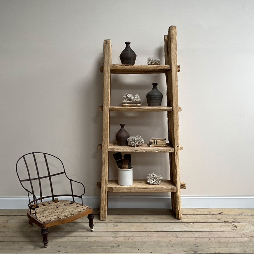 Reclaimed ancient timber shelving | Exeter