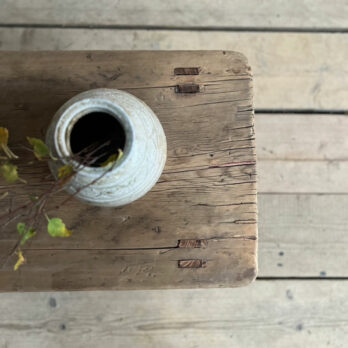 Rustic antique small coffee table | Florence