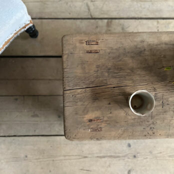 Rustic antique small coffee table | Florence