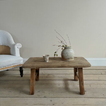 Rustic antique small coffee table | Florence
