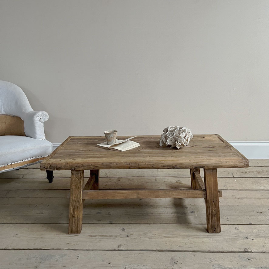 Rustic antique coffee table | Genevieve