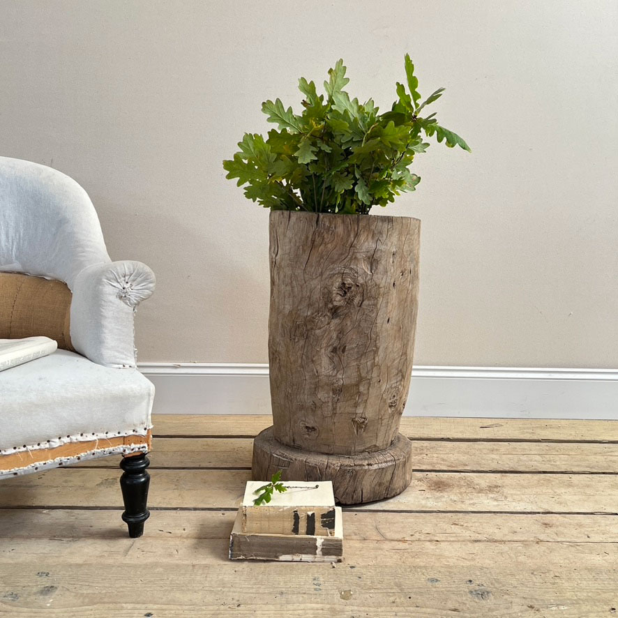 Antique wooden mortar XL | Hector