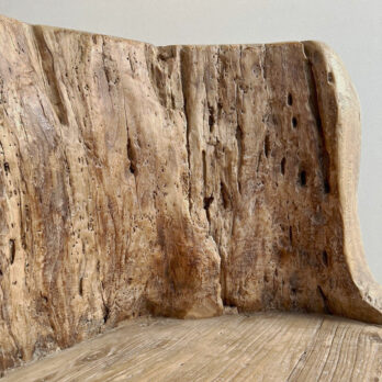 Rustic large tree trunk chair | Hercules