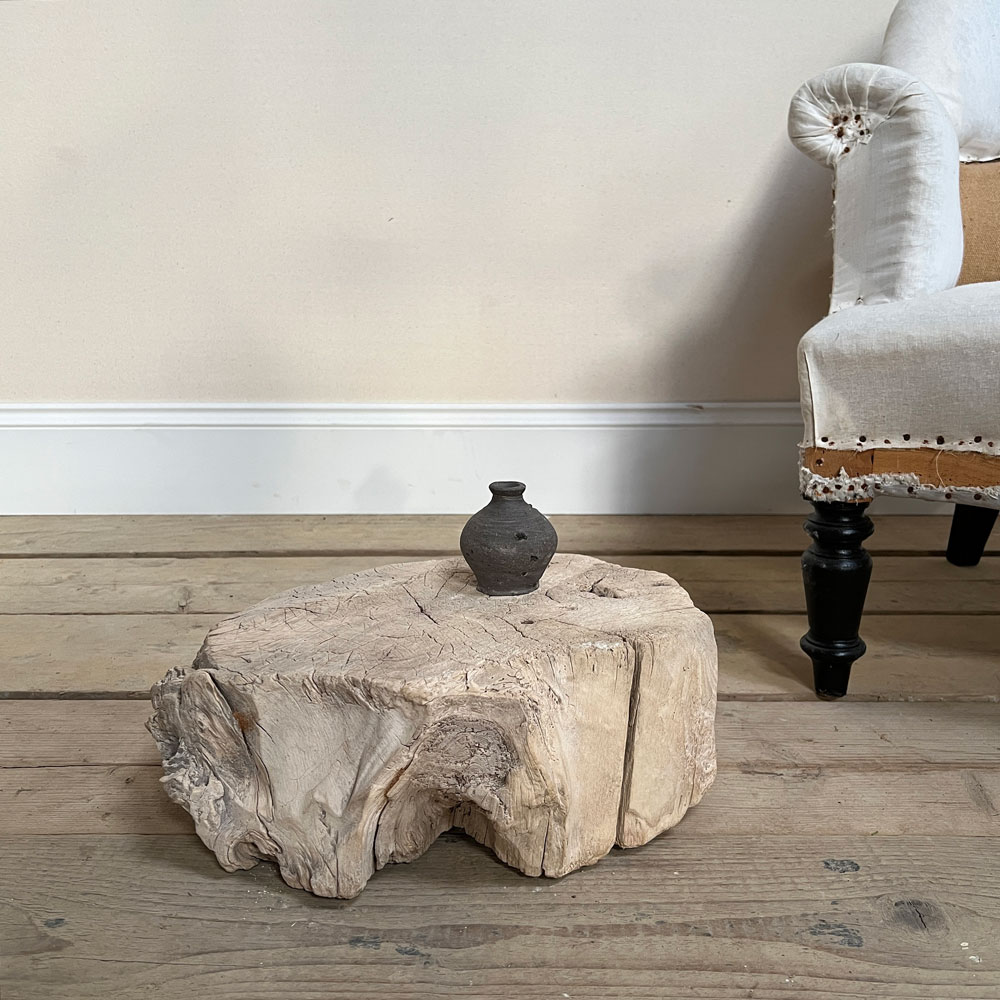 Small root wood antique tree stump | K