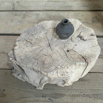 Small root wood antique tree stump | K