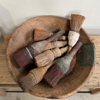 Vintage Round Dough Bowl No:2