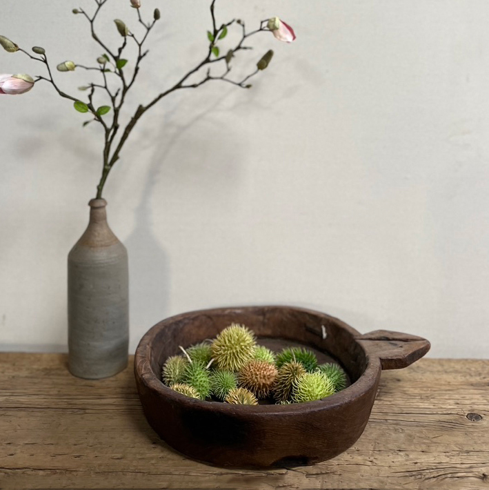 Vintage Round Dough Bowl B