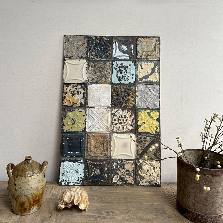 American tin tiles Artwork B