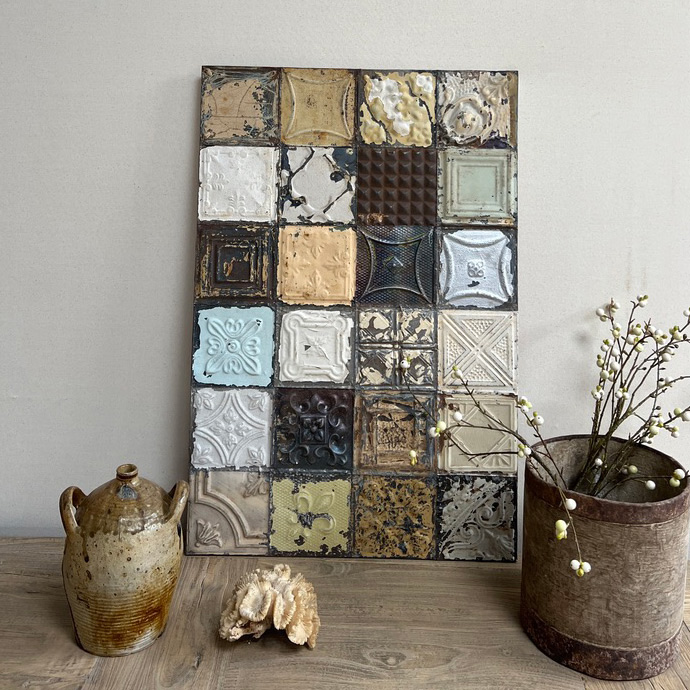 American tin tiles Artwork C