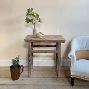 Astrid small elm console table