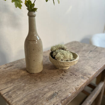 Astrid small elm console table
