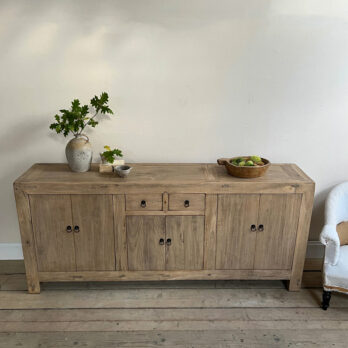 Pale rustic reclaimed cabinet | Beatrice