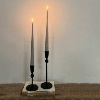 Black Metal Bobble candlestick M