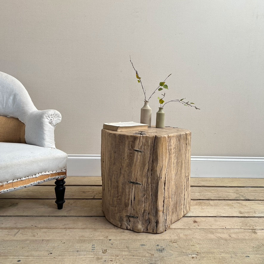 Large tree trunk side table | Bruno