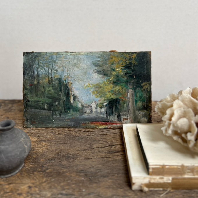 Vintage oil painting | Carennnac