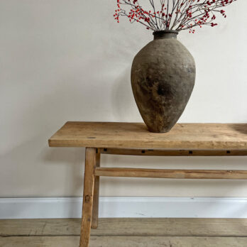 Long antique elm console | Charlotte