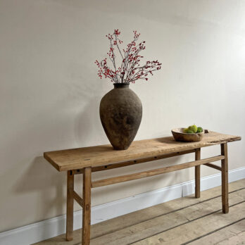 Long antique elm console | Charlotte